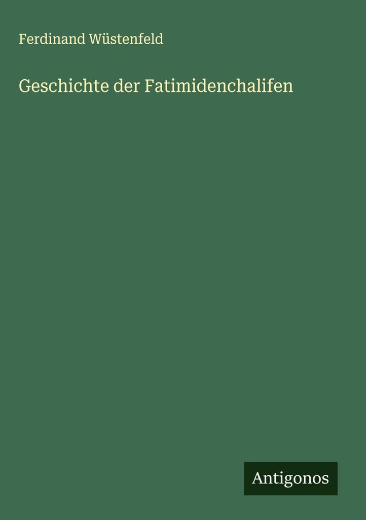 Geschichte der Fatimidenchalifen