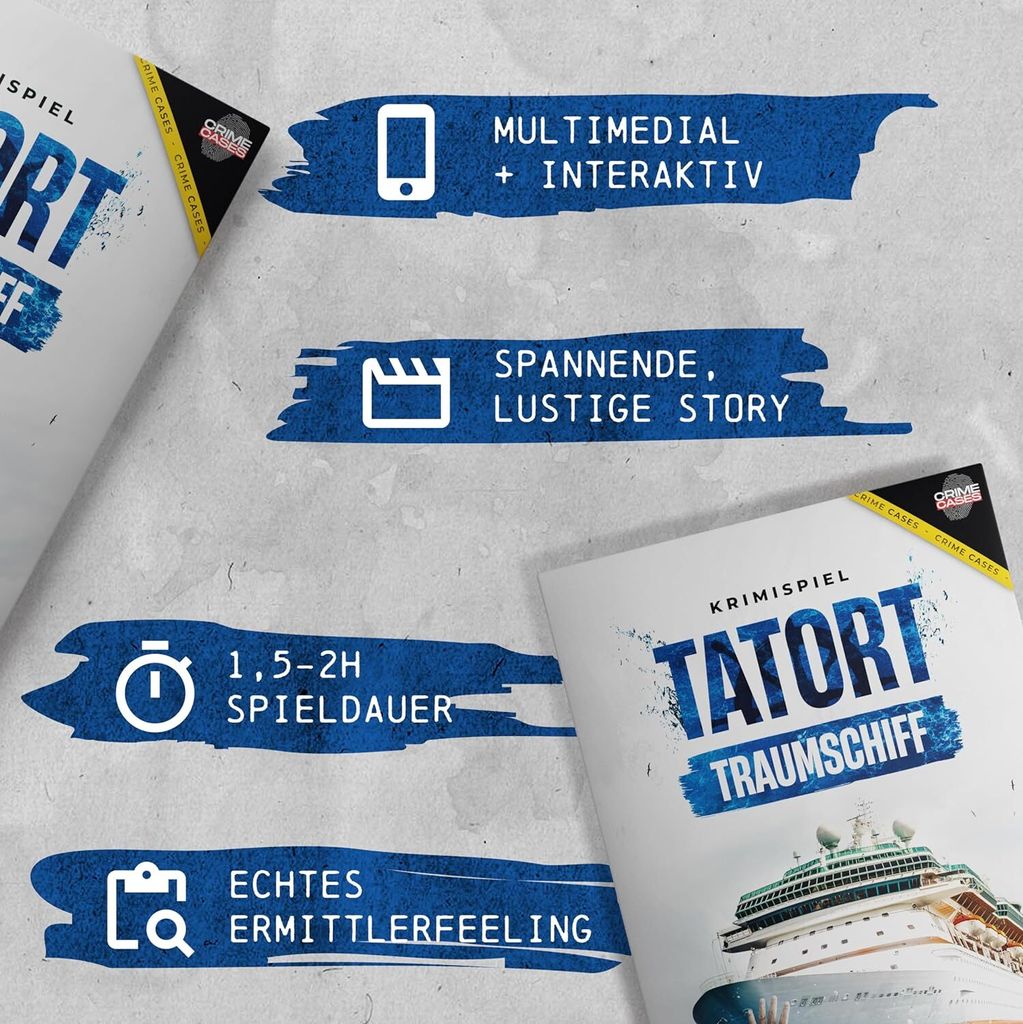 Krimispiel: Tatort Traumschiff I Spannendes Krimi Spiel für Produktbild 5