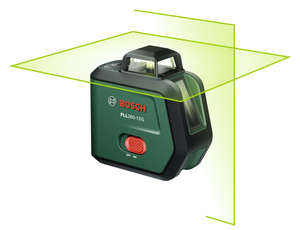 Livella laser a linee incrociate Bosch PLL360-15G (1 Immagine del prodotto 