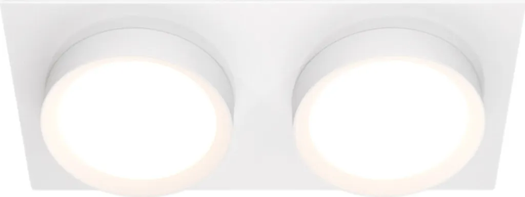Faretto Doppia Luce Maytoni GX53 Alluminio Bianco IP20 - Montaggio Rapido