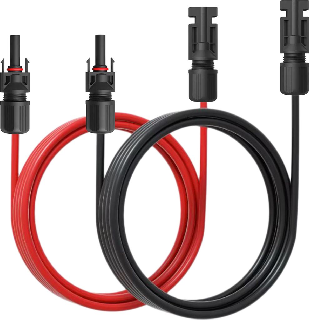 Solar Verlängerungskabel für Solarmodule Solarkabel mit Stecker 4mm² 6mm² Kabel Länge:2x 7M 6mm² inkl. 19% MwSt.