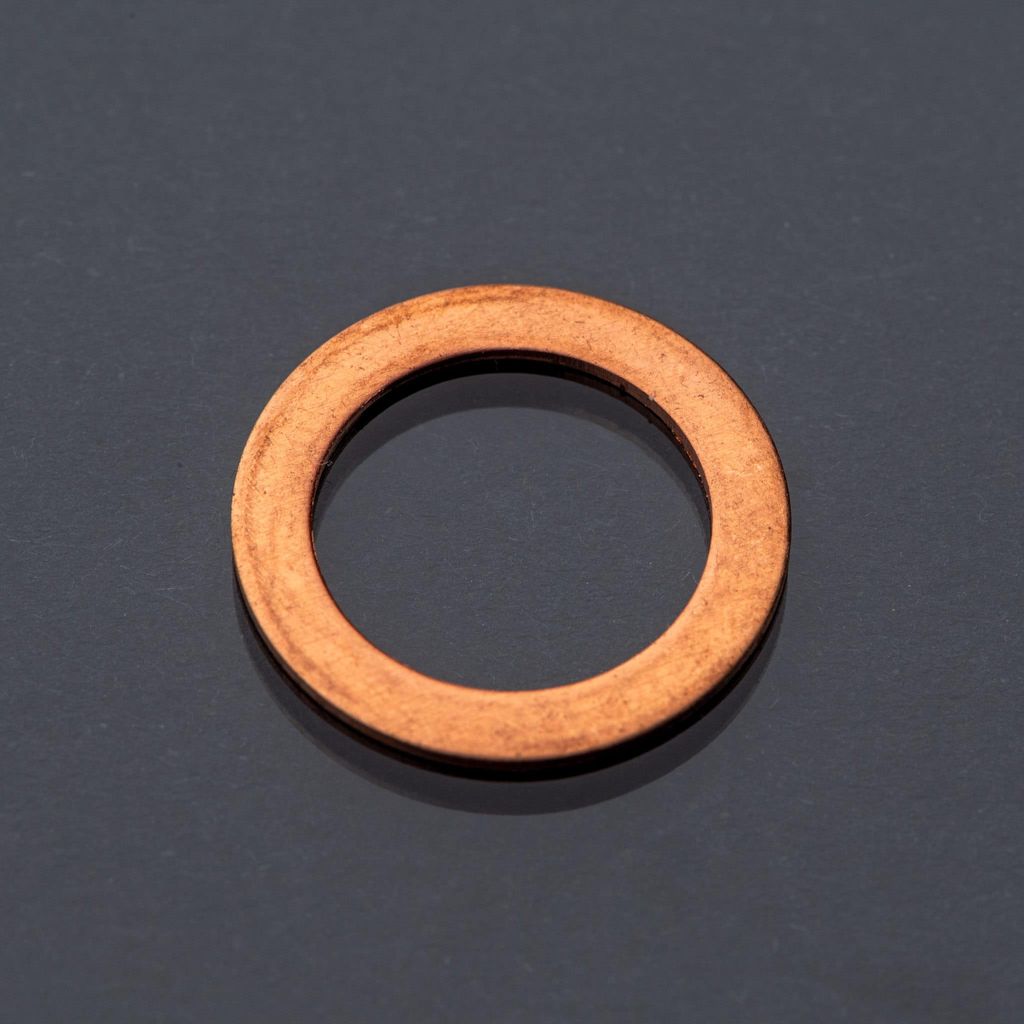 POLBERIS Kupferdichtung Unterlegscheibe 8x18x1mm Dichtscheibe Gewindeverbindungen rostfrei hitzebeständig für Auto und Industrie