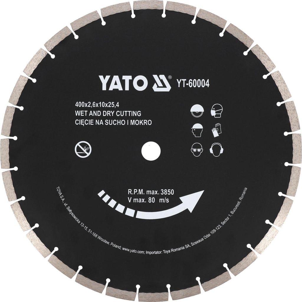 Yato YT-60004 Winkelschleifer Zubehör