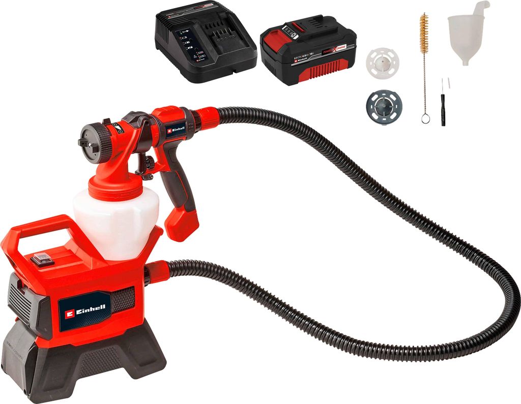 EINHELL Akku-Farbsprühsystem TE-SY 18/90 Li Kit (1x 4,0 Ah)