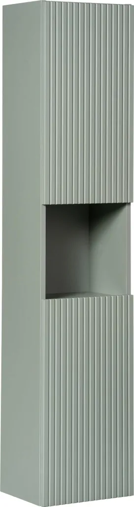 Meuble haut de rangement 30x140x25 cm Vert Sauge - Finition mate design