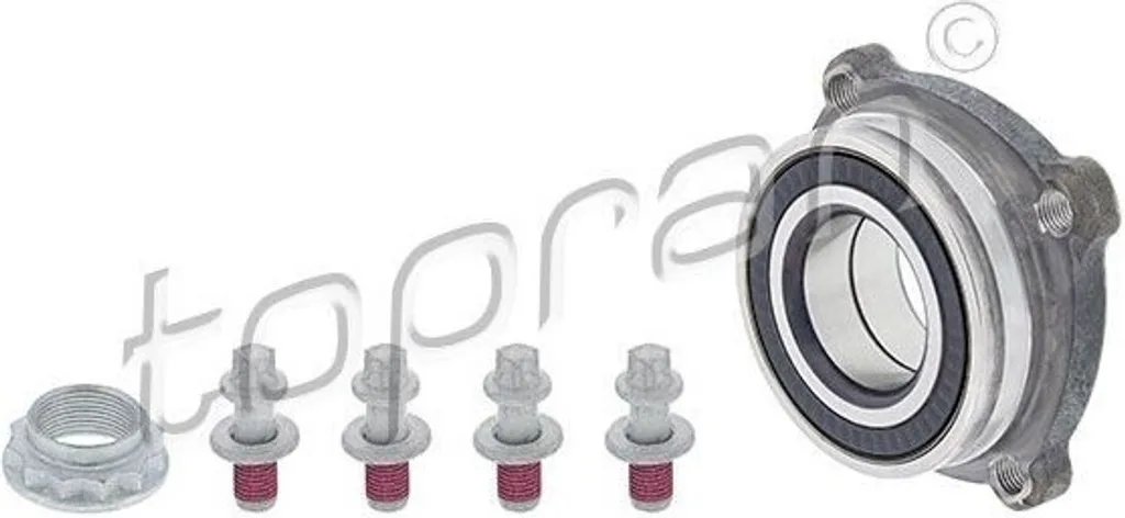 Jeu de roulements de roue TOPRAN 501 610 pour BMW X5 E53 essieu arrière