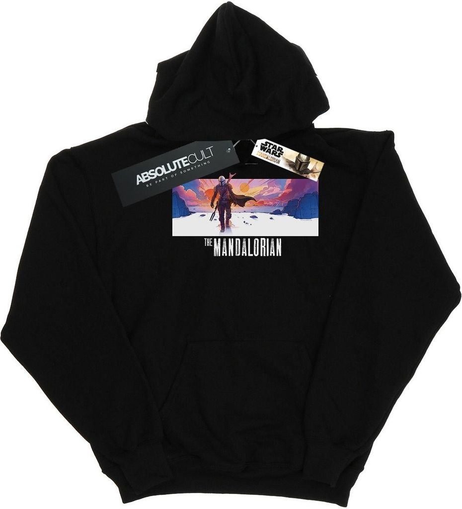 Star Wars - "The Mandalorian" Kapuzenpullover für Herren BI18680 (S) (Schwarz)
