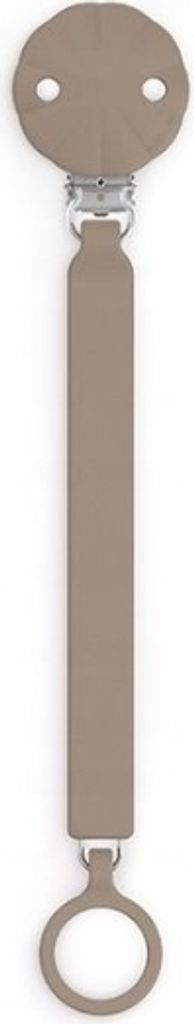 Suavinex Silikon-Schnullerclip Wonder Raw Umber, 1 Stück