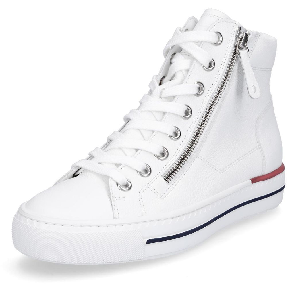 Paul Green Damen High-Top Sneaker weiß 6,5 Produktbild 