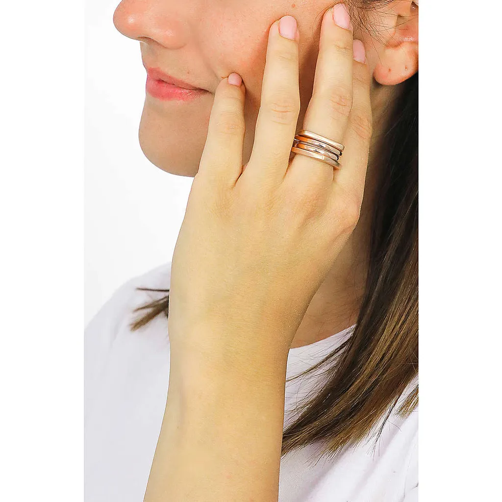 Breil Tetra Anello Donna Acciaio Oro Con Cristallo – Iconico E Originale - 4