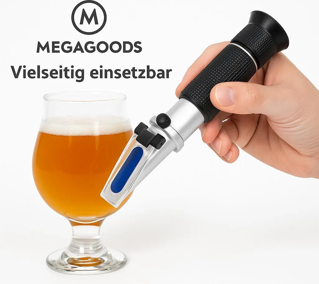 Réfractomètre d'alcool 0-80 % avec compensation de température ATC FR