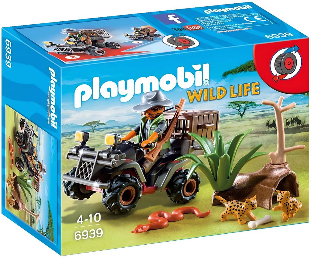 PLAYMOBIL Wild Life 6939 Wilderer mit Quad