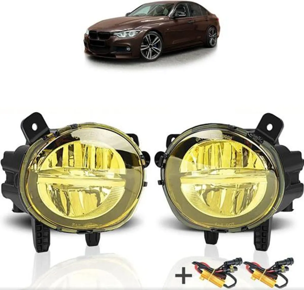 Kit Fendinebbia LED Giallo Vetro Trasparente BMW Serie 2 F22 F23