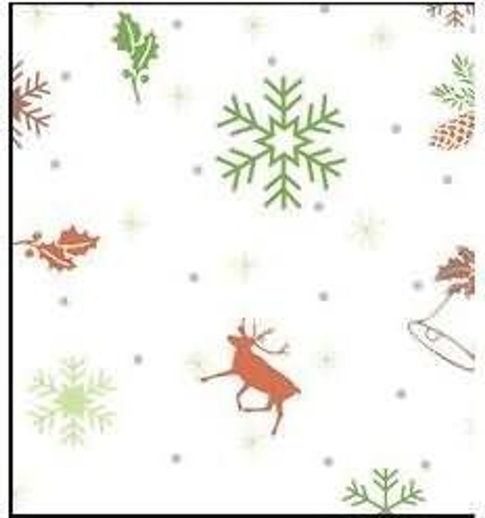 Transparentpapier 115 g/qm A4 VE=25 Blatt Classic Christmas rot/grün Motiv 5