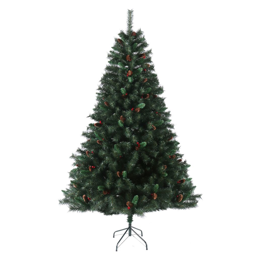 SVITA Weihnachtsbaum künstlich Tannenzapfen und Beeren Produktbild 