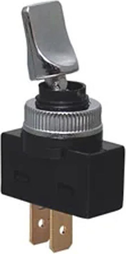 KFZ-Kippschalter 12V 20A, schwarze Kippschalter mit Silber Produktbild 