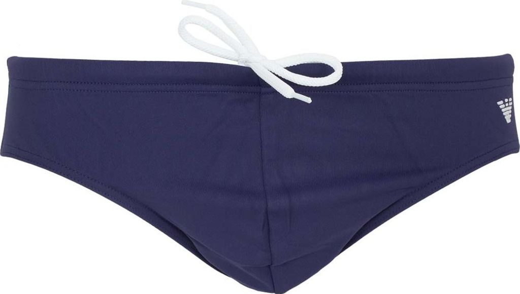 Emporio Armani Herren Bade Brief Slip Beachwear Badehose 56 (3XL) Blau