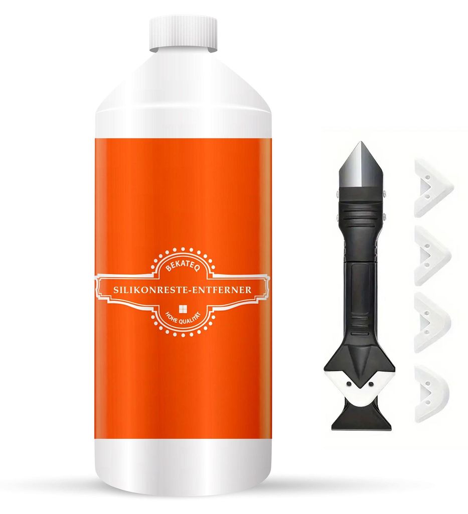 Silikonreste Entferner Set 250ml + Fugenentferner & Produktbild 