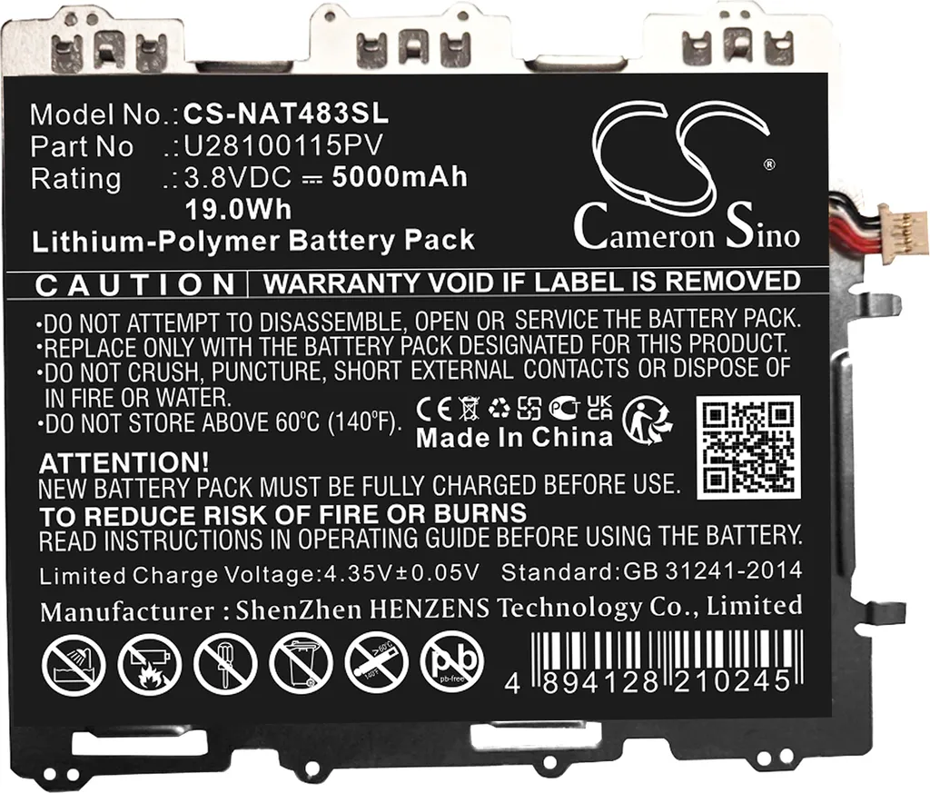Batteria TECHTEK per Tablet ONN 100071483 | Sicura e Duratura