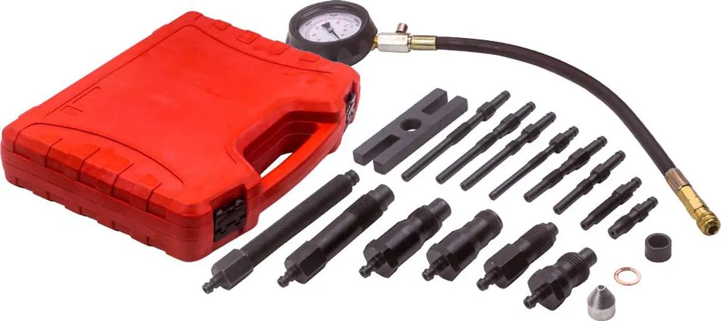 Kit testeur compression diesel 70 bars haute pression avec embouts pros