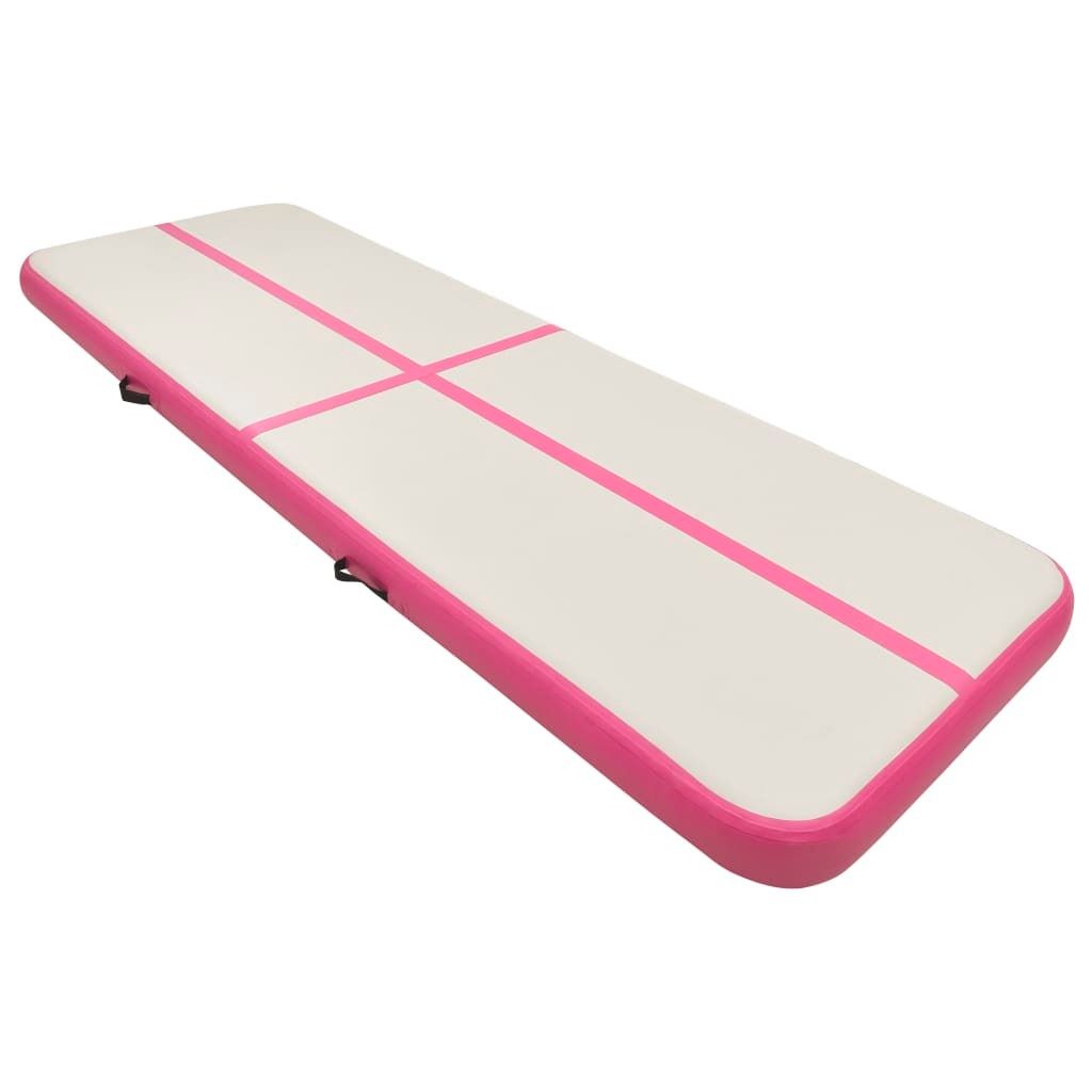 vidaXL Aufblasbare Gymnastikmatte mit Pumpe 300x100x20 cm Produktbild 