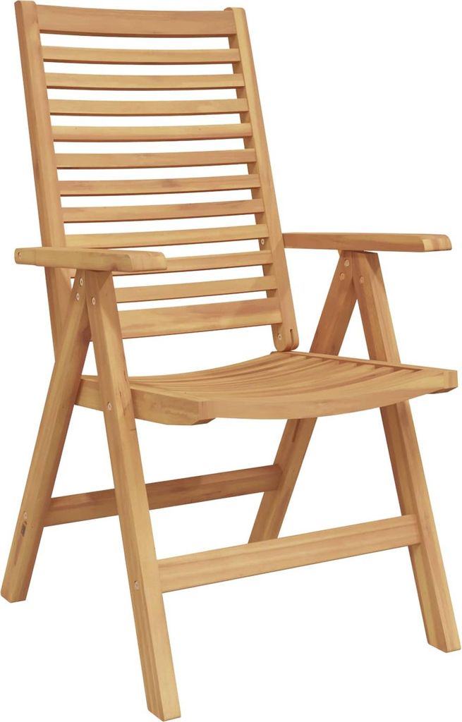 vidaXL Stuhl 4 pcs Braun 64,5 x 52 x 108 cm Massivholz Teak