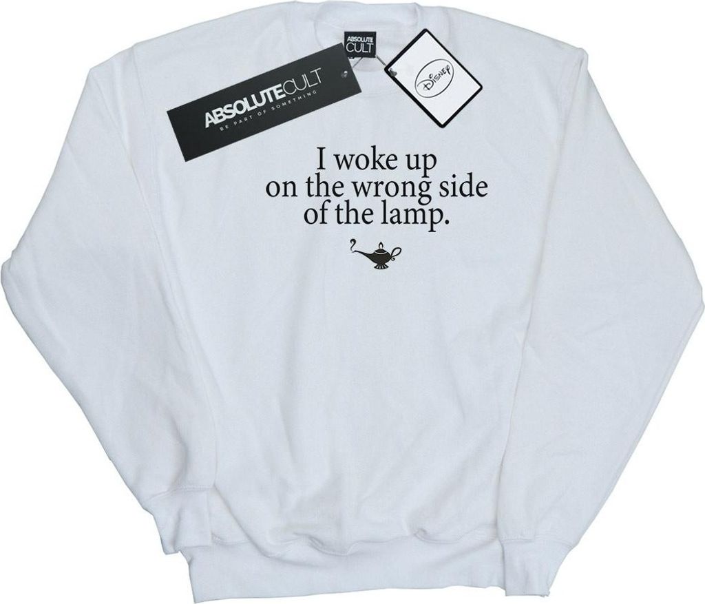 Disney - "Wrong Side Of The Lamp" Sweatshirt für Herren BI17602 (4XL) (Weiß)