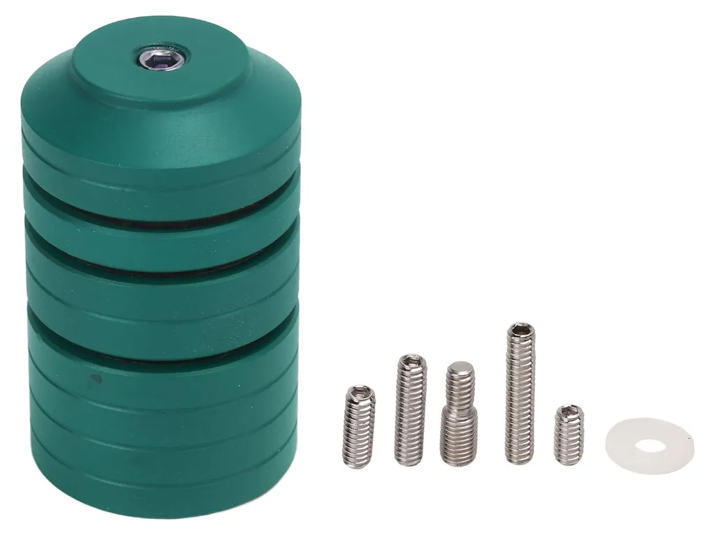 Poids stabilisateur arc en alliage d'aluminium vert pour tir de précision