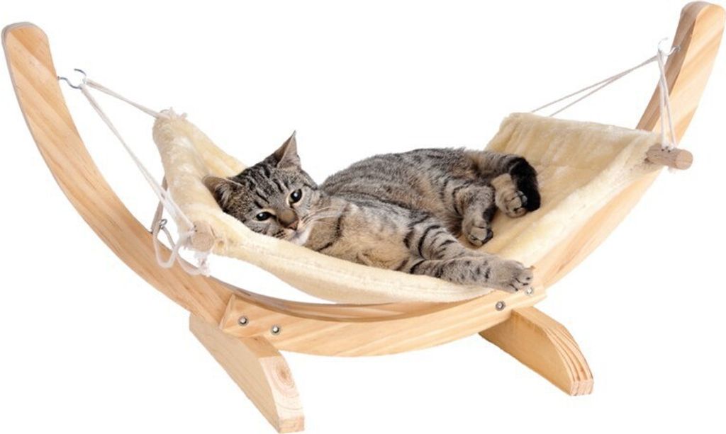 Cat Relax beige Katze Hängematte Katzenliege Katzenbett 71 Produktbild 