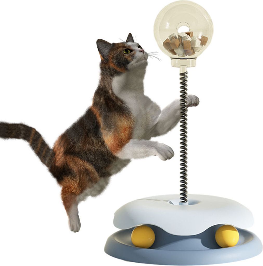 Interaktives Katzenspielzeug, Tumbler Katzenspielzeug mit Produktbild 