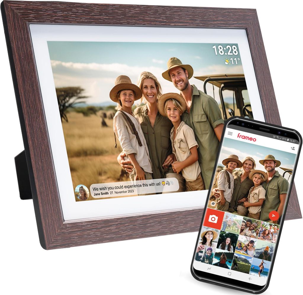 Denver PFF-1042 Digitaler WLAN-Bilderrahmen - 10.1" IPS Produktbild 