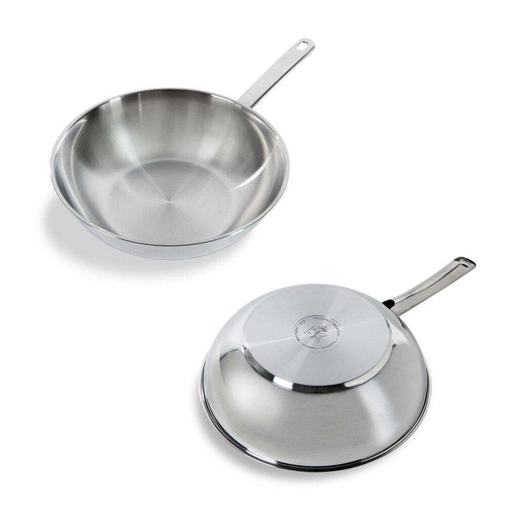 Bk Bright Patelnia wok 28 cm stal nierdzewna Zdjęcie produktu 