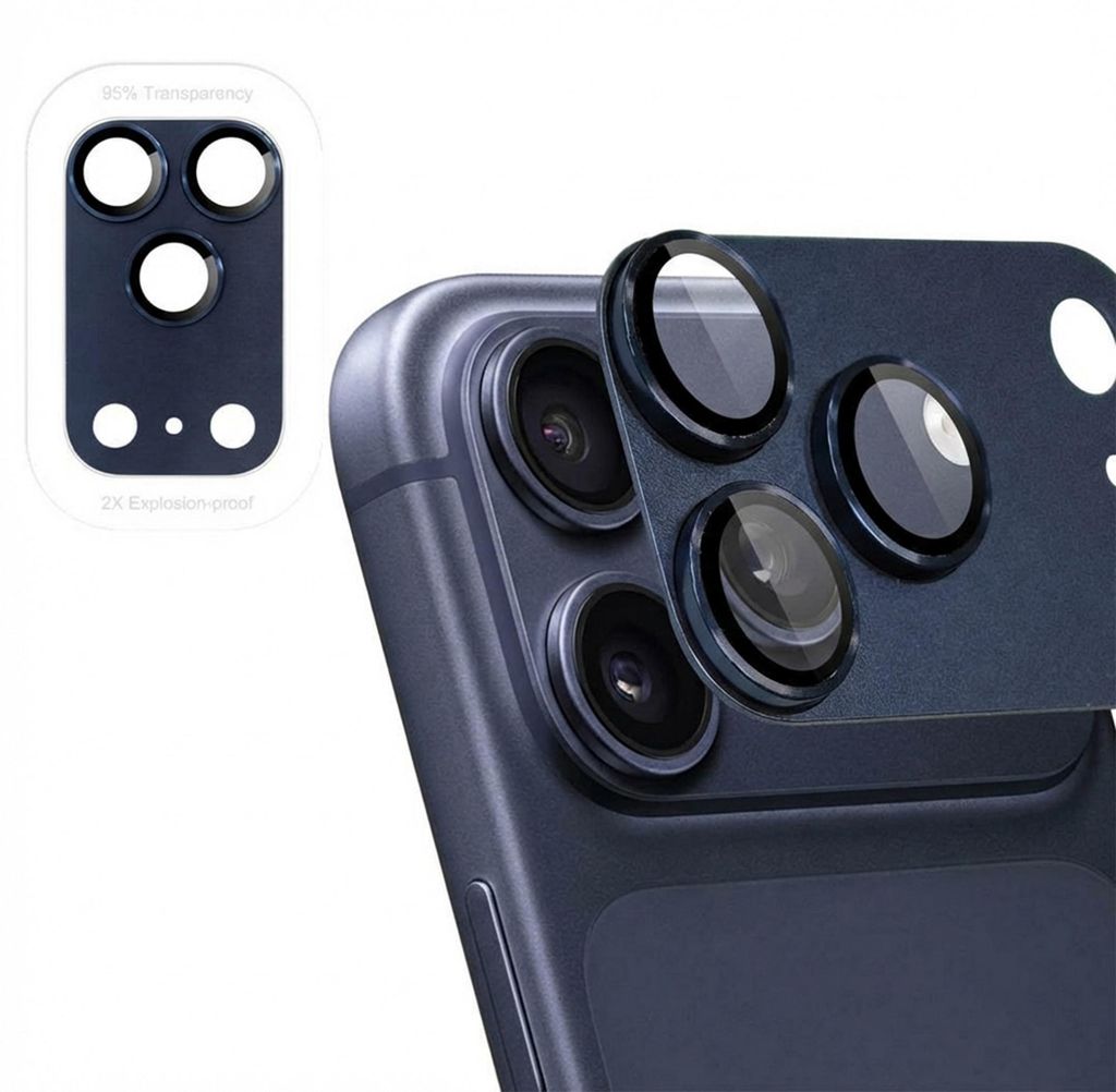 Protector de cámara de cristal paquete de 2 para Apple Imagen del producto 