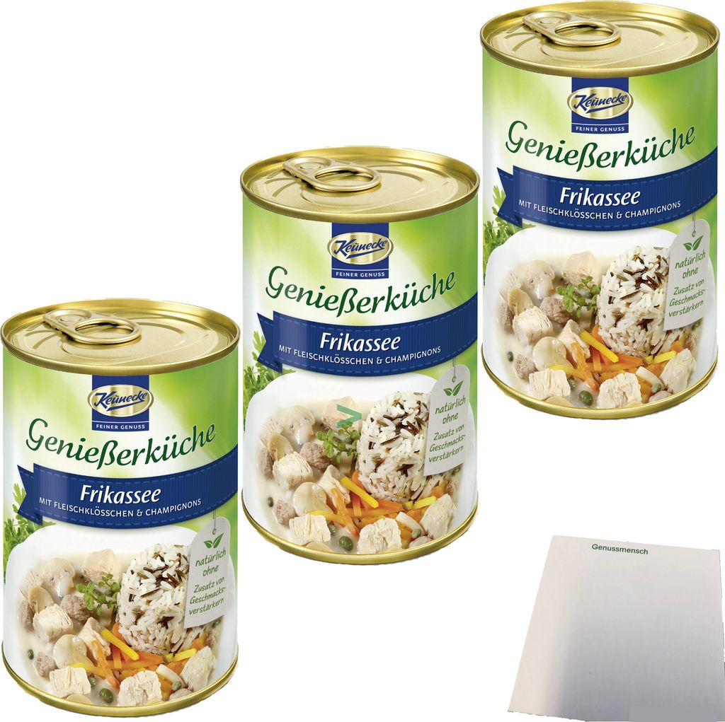 Keunecke Frikassee mit Fleischklösschen und Champignons 3er Produktbild 