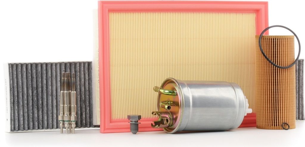 RIDEX Inspektionspaket Filterset für VW SHARAN (7M8, 7M9, 7M6) für FORD GALAXY (WGR) für SEAT Leon Schrägheck (1M1)