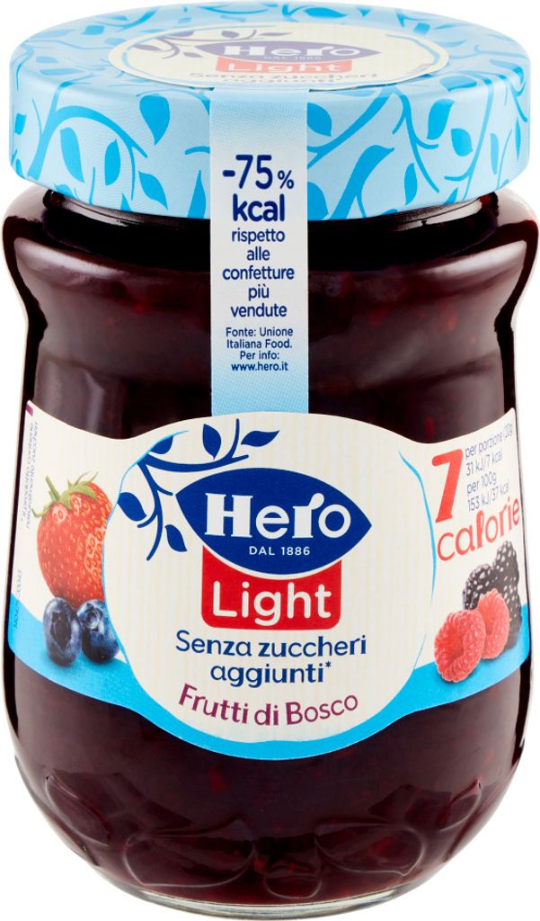Waldfruchtkonfitüre ohne Zucker 280g - Hero light Produktbild 