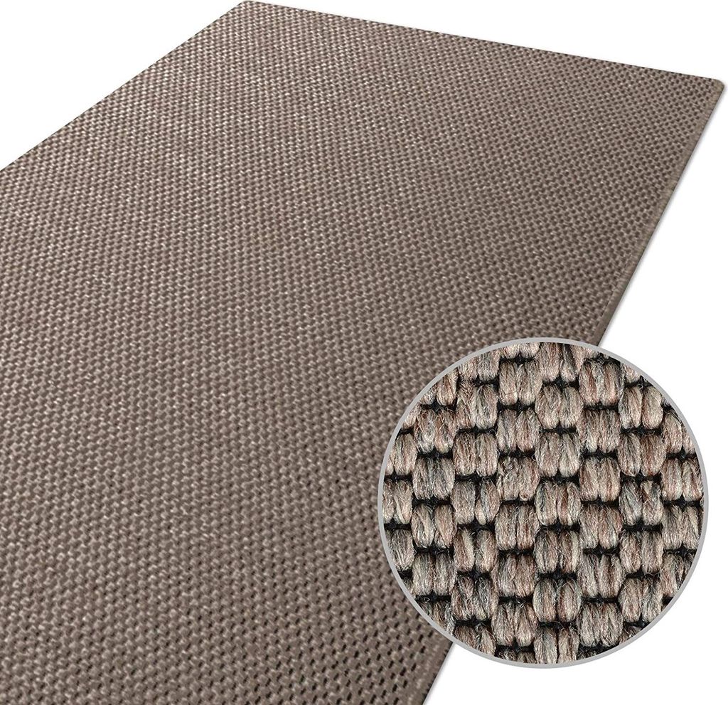 Tappeto da salotto Calcutta sisal look tiger eye design Immagine del prodotto 