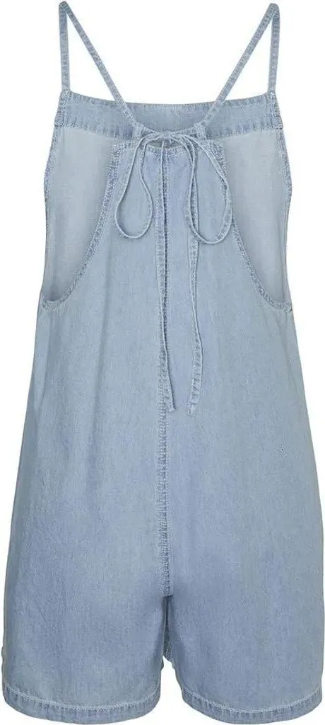 Vero Moda Abiola Yo350 Playsuit Bleu L - La Tenue de Vacances Idéale