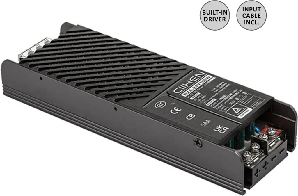 Rabalux 70206 Pilote LiTrack Driv.100W Driver LED Aluminium Noir