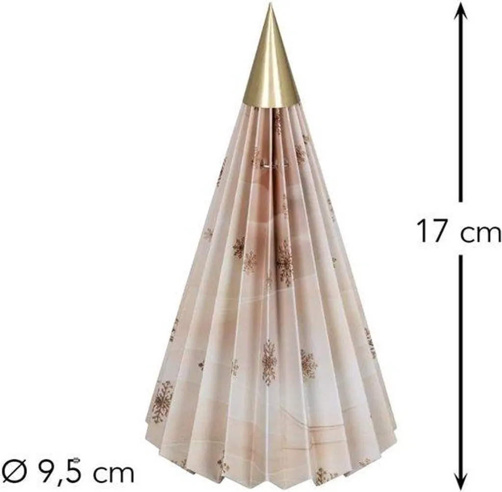 Sapin de Noël magnétique décoratif - Hauteur 17 cm et Ø 95 mm chic
