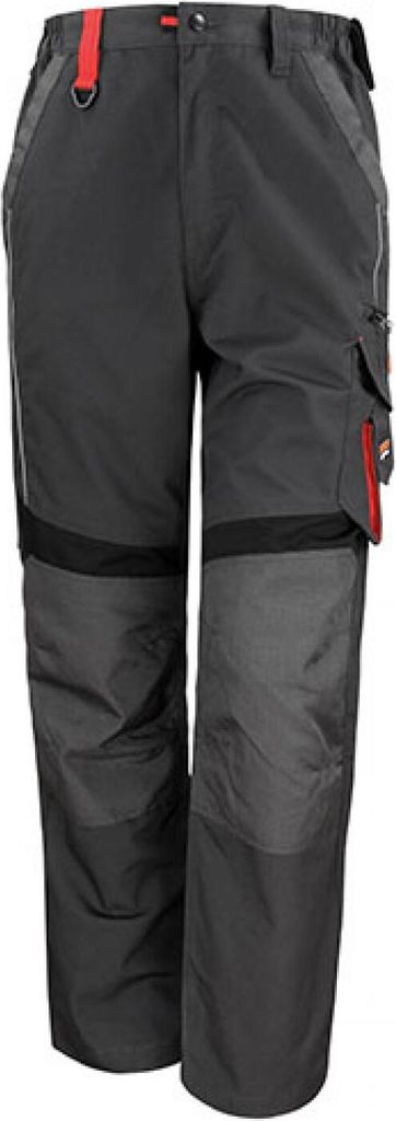 Result WORK-GUARD R310X | Technical Trouser Arbeitshose / Waschbar bis 60 °C - Farbe: Grey/Black - Größe: 40/32 (XXL)