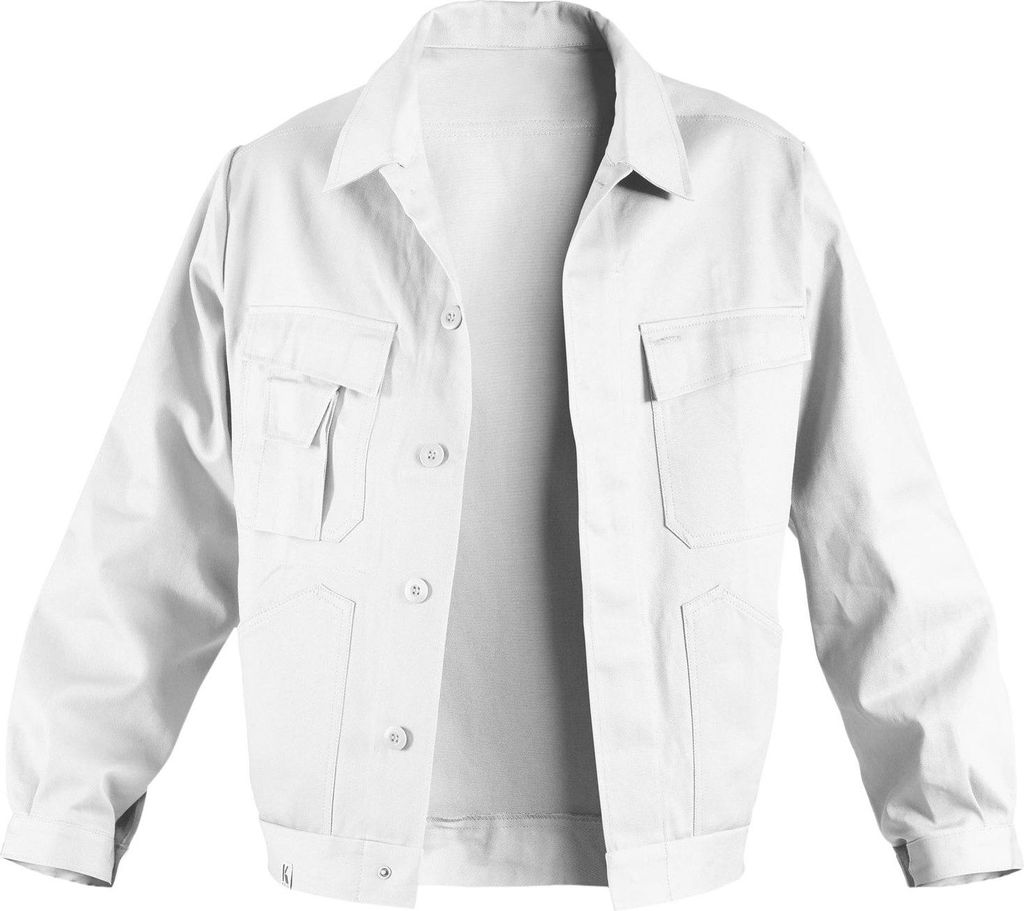 KÜBLER WORKWEAR Bekleidung 16371314-10 Kübler Jacke weiß Größe