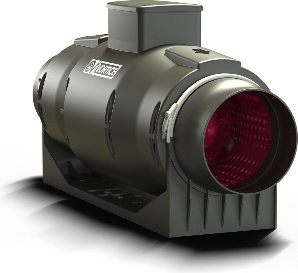 Schallgedämmter Rohrventilator mit Nachlauf Lineo 160 Quiet T Luftleistung bis 510 m³/h