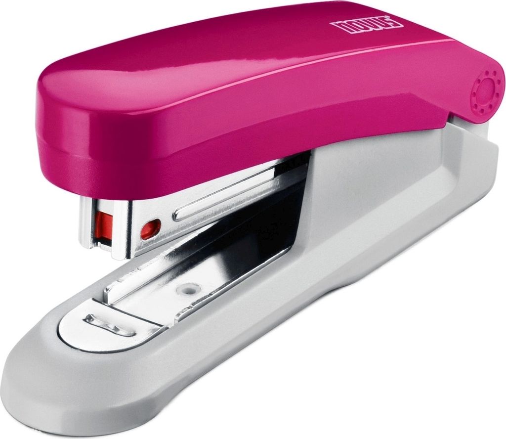 Heftgerät E15 15 Blatt 37mm pink Packung mit 20 Stück