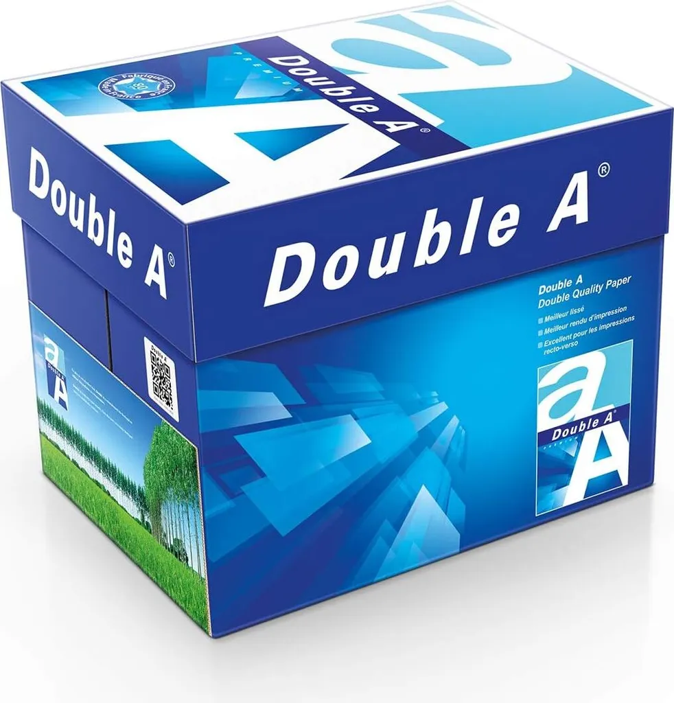 Rame de papier A3 blanc 80gr Double A pour impression laser et copieur