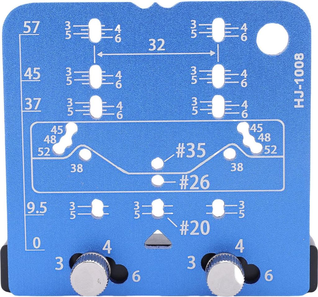 Positionsplatte für Schranktürscharniere, 26 mm, 35 mm, verdeckte Scharniere, Hardware-Markierungsschablone