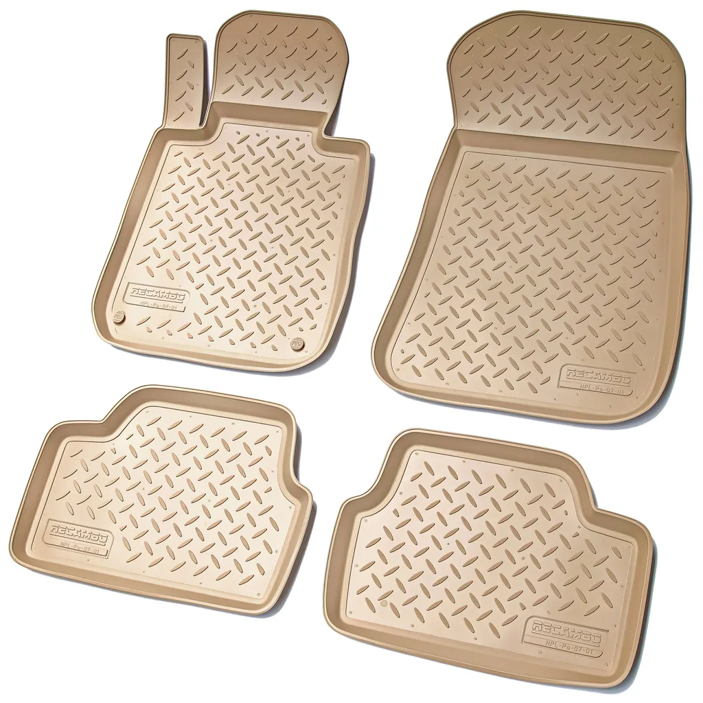 Tappeti Auto Gomma BMW Serie 1 E81 E82 E87 E88 Beige | No Puzza 3D