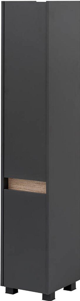 MÖBELPARTNER Badschrank Cosmo 146322 anthrazit 30,2 x 33,0 Produktbild 