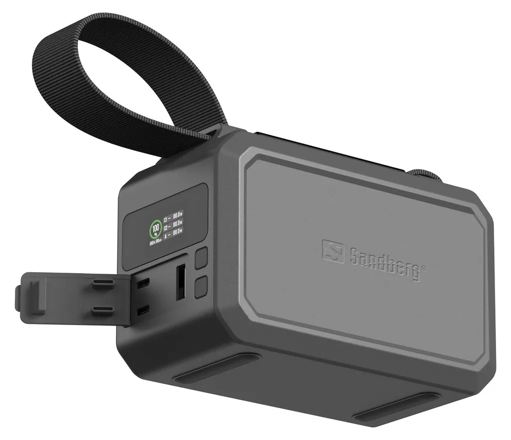 Chargeur Portable Haute Capacité 100W 40000 mAh Sandberg Survivor Noir