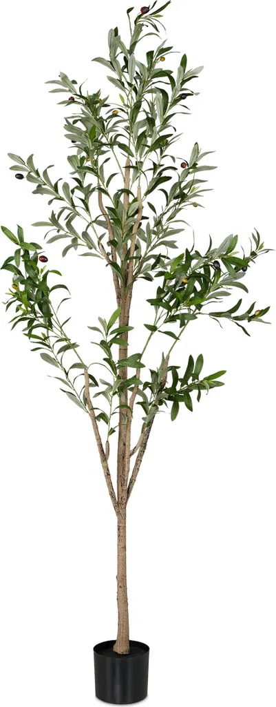 Plante Artificielle Olivier Relaxdays pour Décoration Maison et Bureau